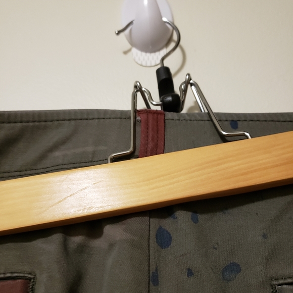 InkBlot Space Hippo Trouser Custom Patchwork Visible Mending Hand Stitched - Picture 11 of 16